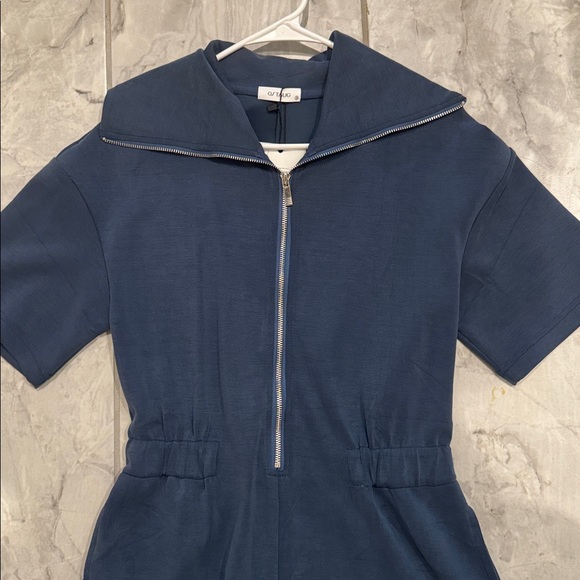 Navy Blue Womens One Piece - Picture 3 of 6